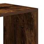 vidaXL Bibliothèque chêne fumé 66x31x112 cm bois d'ingénierie
