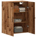 vidaXL Armoire murale vieux bois 69 5x34x90 cm bois d'ingénierie