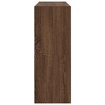 vidaXL Étagères à chaussures 2 Pièces empilable chêne marron 89 5x30x40cm