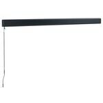 vidaXL Auvent rétractable anthracite 3x2 5 m tissu et aluminium