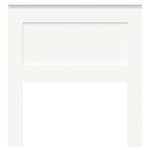 vidaXL Tête de lit avec tête de lit Blanc 100 cm Bois d'ingénierie