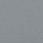 vidaXL Coussins de siège 2 Pièces Gris clair Ø40 x 13 cm tissu