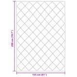 vidaXL Duvet complet toute l'année Vert et Anthracite 200 x 155 cm