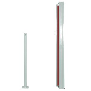 vidaXL Auvent latéral rétractable 120 x 300 cm Rouge