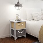 vidaXL Table de chevet Bois