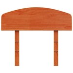 vidaXL Tête de lit cire marron 75 cm bois massif de pin