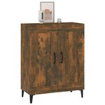 vidaXL Buffet chêne fumé 69 5x34x90 cm bois d'ingénierie