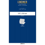 Bandes Klemmfix double soudure 237 x 154 mm pour blocs de timbres. Fond - Transparent