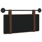 vidaXL Tête de lit suspendue Marron Simili cuir