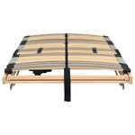 vidaXL Sommier à lattes électrique avec 42 lattes 7 zones 70x200 cm