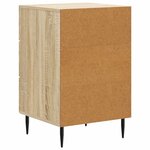vidaXL Cabinet de chevet avec tiroir Chêne Sonoma 43 x 41 x 66 5 cm