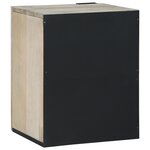 vidaXL Armoire d'évier avec étagère avec stockage avec porte Marron 38 x 33.5 x 48 cm
