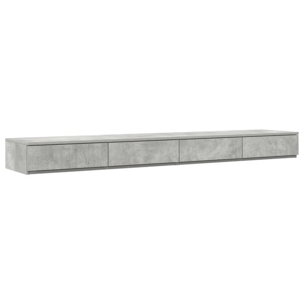 vidaXL Cadre de lit gris béton 180x200 cm
