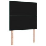 tête de lit LED vidaXL vert foncé 100 cm en velours