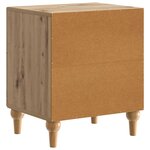 vidaXL Cabinet de chevet Chêne artisanal 43 x 34 5 x 50 cm