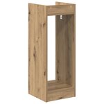vidaXL Support de Plante Chêne artisanal 30 x 30 x 80 cm