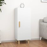 vidaXL Buffet Blanc 34 5x34x90 cm Bois d'ingénierie