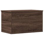vidaXL Boîte de rangement chêne marron 60x35x35 cm bois d'ingénierie