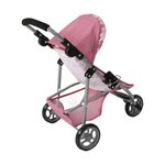Bayer Chic 2000 612-85 - Poussette de poupée jogging LOLA Fleur rose pâle