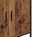 vidaXL Armoire lavabo vieux bois 60x30x60 cm bois d'ingénierie