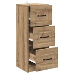 vidaXL Armoire à tiroirs 33 x 34 5 x 87 cm Bois d'ingénierie