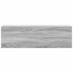 vidaXL Armoire murale de bain sonoma gris 100x25x30 cm bois ingénierie