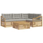 vidaXL Ensemble de canapés d'extérieur 5 pc