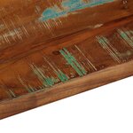 vidaXL Dessus de table 50x20x3 8 cm rectangulaire bois massif récupéré