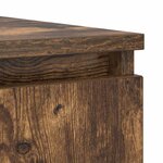 vidaXL Buffet avec tiroirs chêne fumé 100 5x35x98 5 cm bois ingénierie