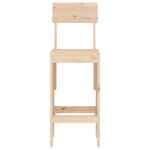 vidaXL Tabourets de bar lot de 2 40x48 5x115 5 cm bois massif de pin