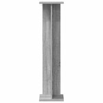 vidaXL Support de Plante 2 pièces Sonoma gris 25 x 25 5 x 100 5 cm