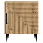 vidaXL Cabinet de chevet 2 pc Chêne artisanal 43 x 34 5 x 50 cm