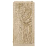 vidaXL Étagères cube murales 2 Pièces chêne sonoma 30x15x30 cm