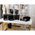 Module De Classement Big Box 4 Tiroirs Glossy - Noir Brillant - Exacompta