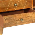 vidaXL Meuble TV 85x35x47 cm Bois massif de manguier