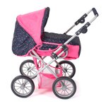 Bayer Chic 2000 560-84 - Poussette combinée Leni Rose bleu marine avec pois