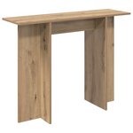 vidaXL Table console Chêne artisanal 100 x 30 x 75 cm