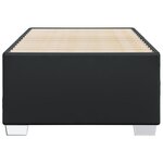 vidaXL Cadre de lit sans matelas noir 80x200 cm similicuir