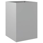 vidaXL Jardinière argenté 52x48x75 cm acier galvanisé