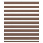 vidaXL Store zèbre marron 135x150cm largeur du tissu 130 9cm polyester