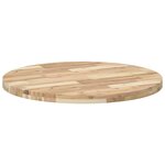 vidaXL Dessus de table rond Ø80x4 cm bois massif d'acacia