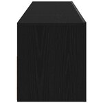 vidaXL Meuble TV Noir 120 x 35 x 40 cm Bois d'ingénierie