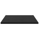 vidaXL Planches de bibliothèque - 4 pièces  chêne noir  40x40x1 5 cm  en bois d'ingénierie.