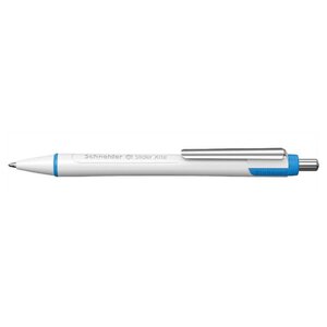 Stylo à bille rétractable slider xite bleu pte extra large noir x 10 schneider