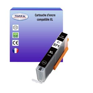 Cartouche compatible avec Canon Pixma MG6852, MG6853, MG7750, MG7751, MG7752, MG7753 remplace Canon CLI571 XL Photo Noire - T3AZUR