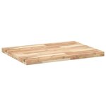 vidaXL Dessus de bureau non traité 80x60x4 cm bois d'acacia massif