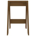 vidaXL Tabourets lot de 2 marron miel 40x40x60 cm bois massif de pin