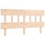 vidaXL Cadre de lit sans matelas 160x200 cm bois massif de pin