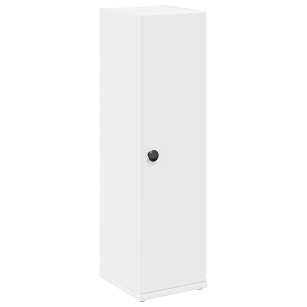 vidaXL Meuble de salle de bain avec porte-rouleau blanc 20 5x22x72 cm
