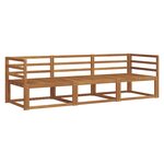vidaXL Ensemble de canapés d'extérieur 3 Pièces Naturel